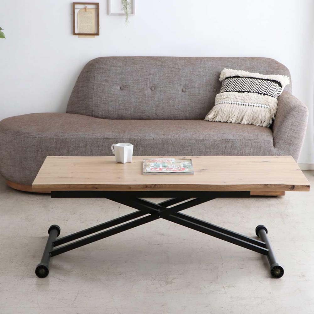 東馬 tohma LTX07 コルマ 昇降テーブル 幅120cm ナチュラル 54686090