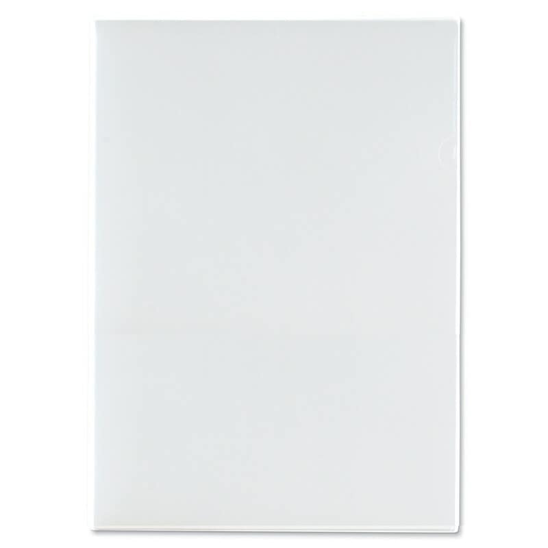 ★サイズオーダー専用出品★ファルダのみ プラス(PLUS) クリアーフォルダー B4 0.2mm厚 透明 10枚パック FL