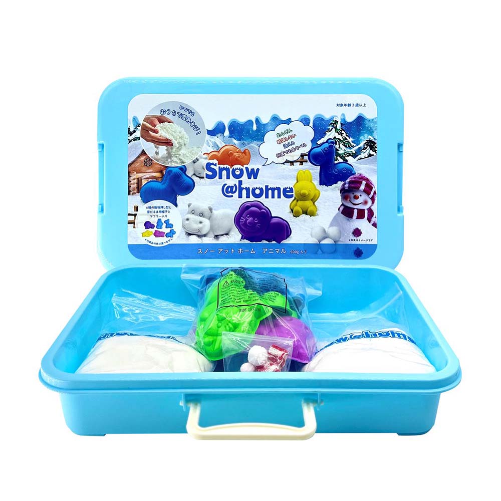 スノー＠ホーム アニマル 雪 室内 砂遊び 安全 玩具 おもちゃ 話題