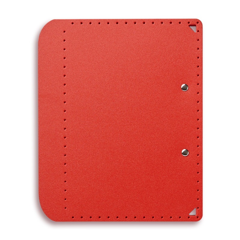 プラス(PLUS) A5サイズ に折りたためる A4クリップボード＋ レッド FL
