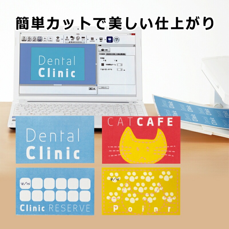 業務用100セット プラス 名刺用紙キリッと片面MC-KK701 A4 白 10枚 プラス 名刺用紙キリッと両面A4特厚100枚 MC-KH701T 1冊(100枚) - アスクル