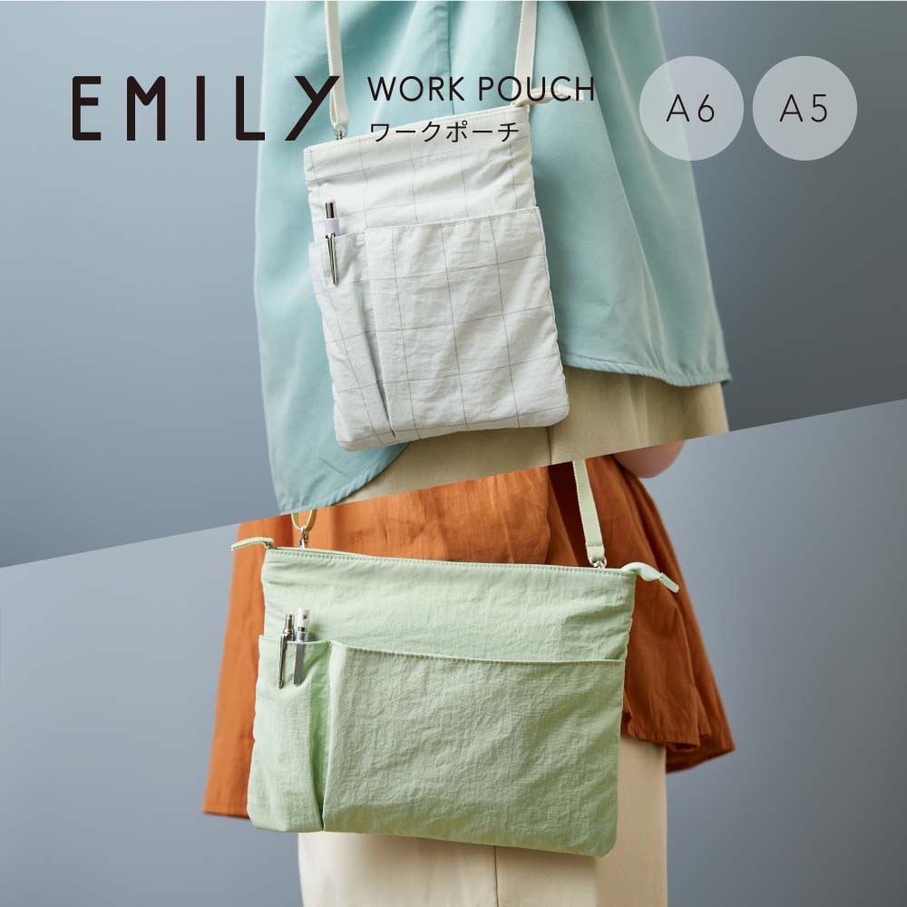 〈タグ付き新品‼︎〉EMILIO PUCCI ショッピングバッグ　保管袋付き キングジム KINGJIM エミリー EMILy ワ－クポ－チ A5 ショルダー紐付き
