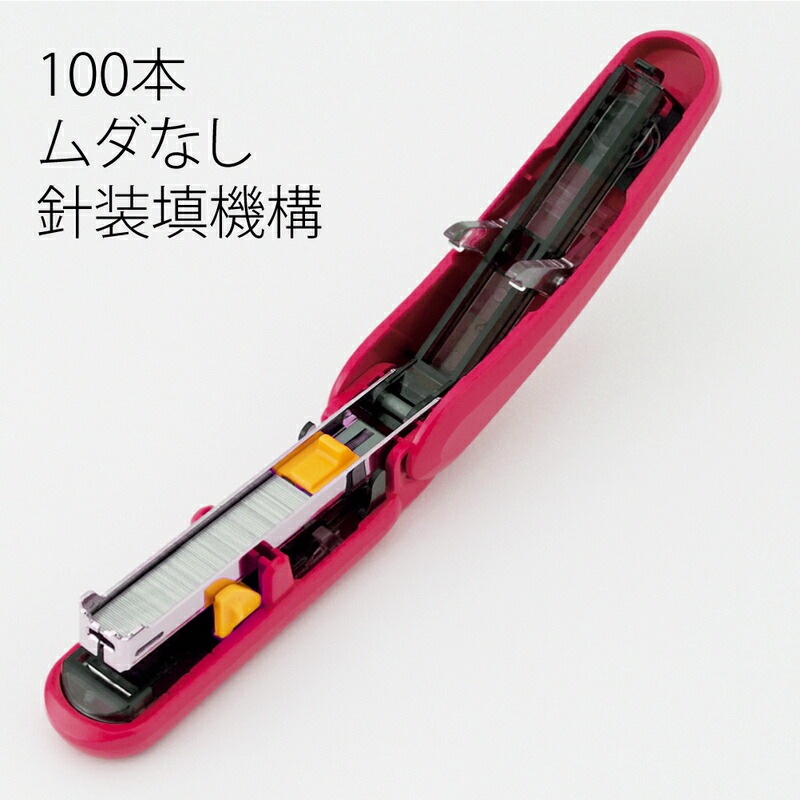 プラス(PLUS) フラットホッチキス ピタヒット 紙箱入 20枚とじ ST-010X