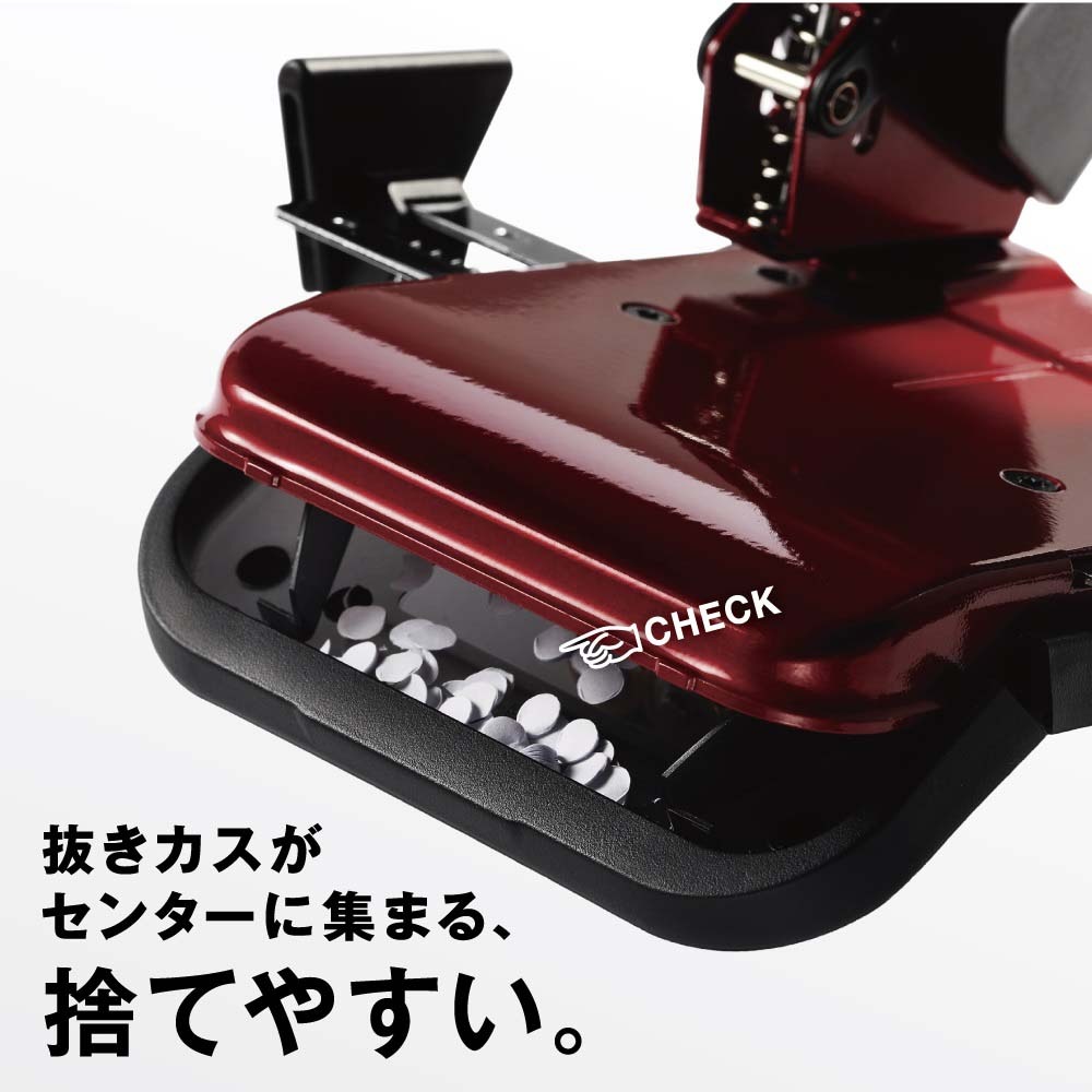マックス MAX 金属製Wゲージ搭載 軽あけパンチスクーバ DP-50T DP90220