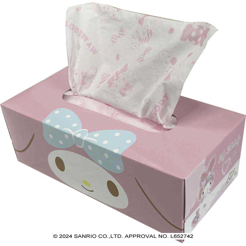 ハヤシ商事 マイメロディ キュートボックスティシュ 150組 10箱セット 123556 サンリオ