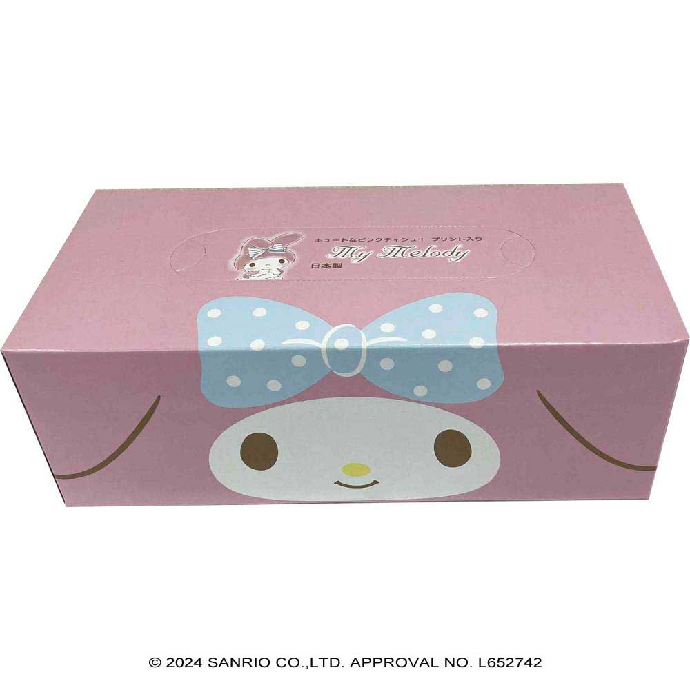 ハヤシ商事 マイメロディ キュートボックスティシュ 150組 10箱セット 123556 サンリオ