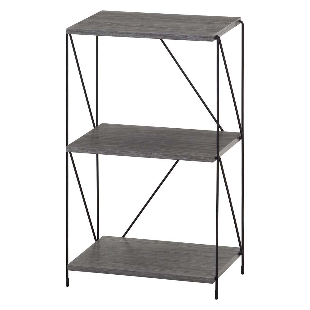 不二貿易 EZBO ワイヤーラック 3段 40幅 グレー 77550 | 全商品,家具