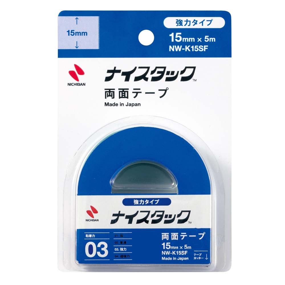 Nichiban ニチバン　ナイスタック　強力タイプ　小巻15mm×5m NW-K15SF