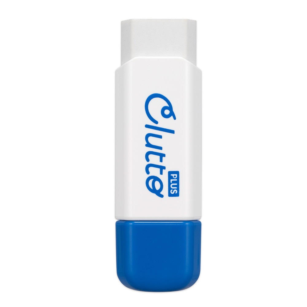 プラス PLUS ケース消しゴム くるっと Clutto ブルー ER-0111 36-880