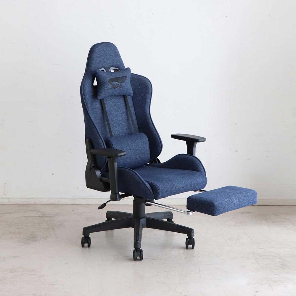 ★ジモティ割あり★  ゲーミングチェア 青 クリーニング済み TJ8757 ☆ジモティ割あり☆ ゲーミングチェア 青 クリーニング済み TJ8757