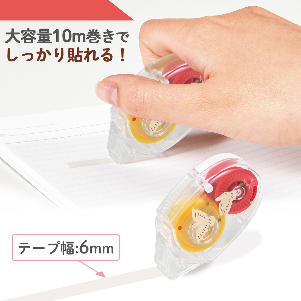 プラス(PLUS) テープのり ノリノコロ 受験生応援 鳩 TG-1510 54575