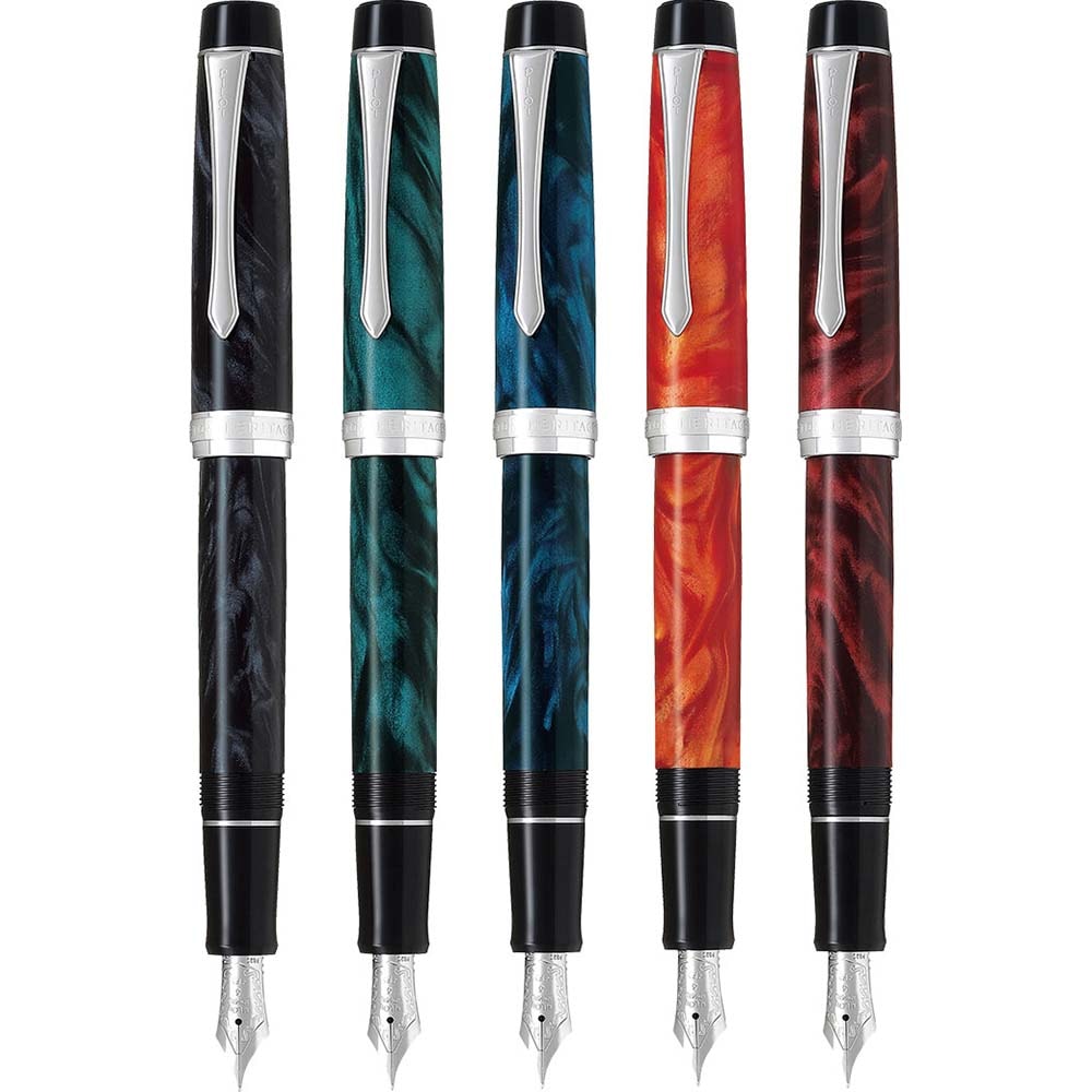 PILOT 万年筆 マンネンヒツカスタムヘリテイジマーブルオレンジ パイロット カスタムヘリテイジSE マーブルオレンジ