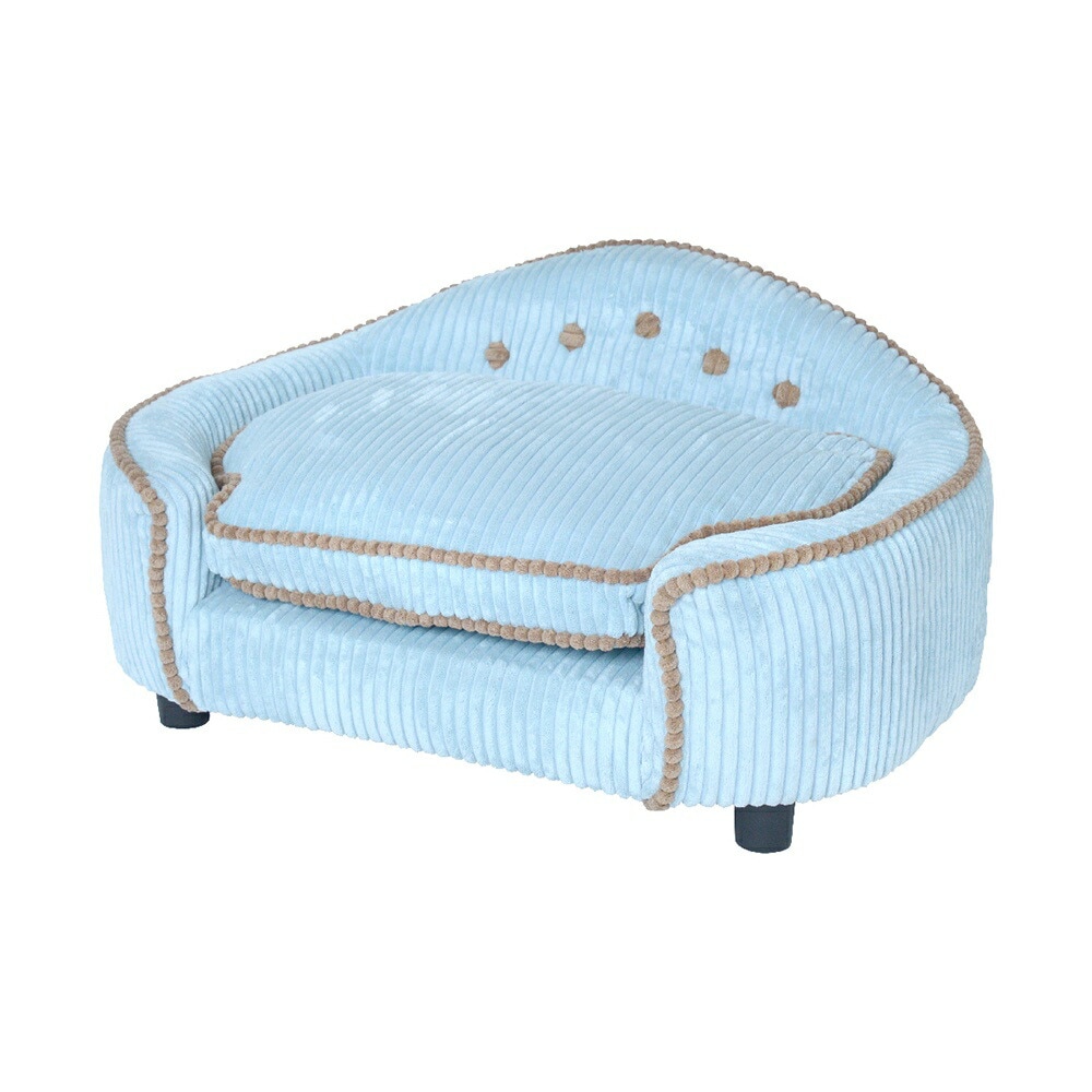 関家具ペット用ソファ マロン ブルー 326839
