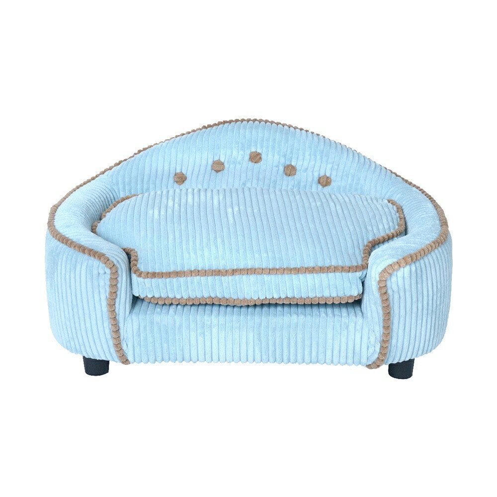 関家具ペット用ソファ マロン ブルー 326839