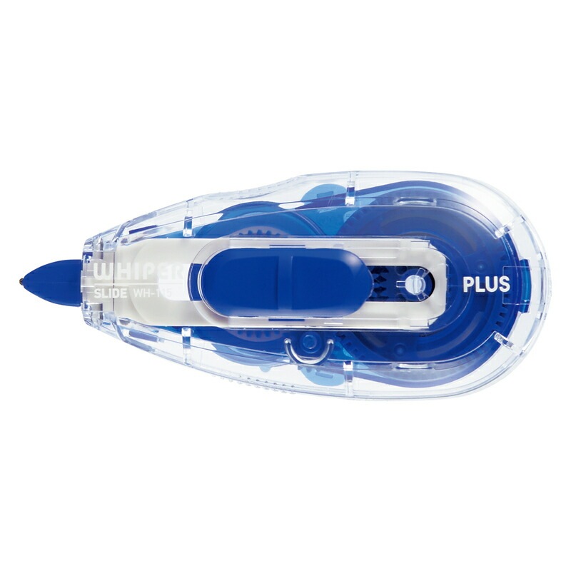 プラス(PLUS) 修正テープ ホワイパースライド 5mm ブルー WH-115