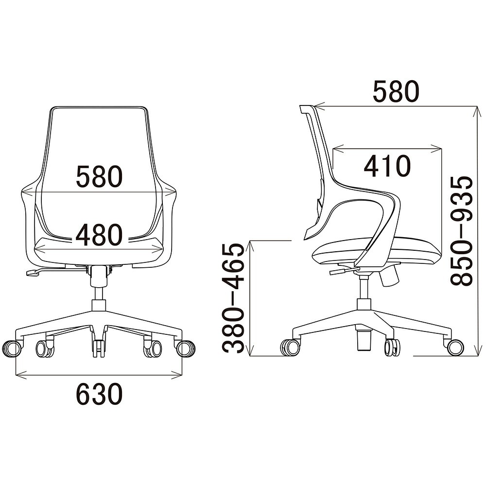 関家具 「 Forla 」ワーキングチェア Lotti(ロッティ） ターコイズブルー 308279