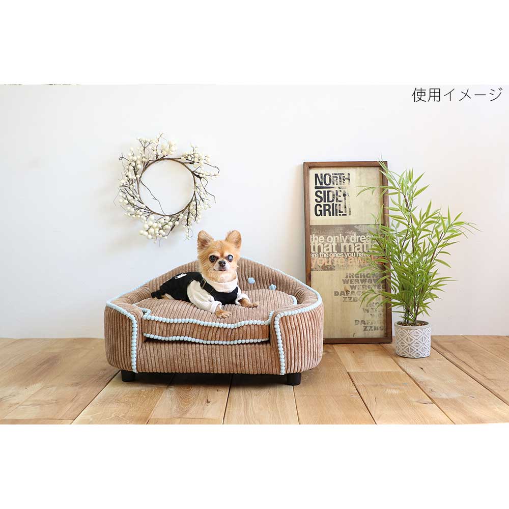 関家具ペット用ソファ マロン ブラウン 326840