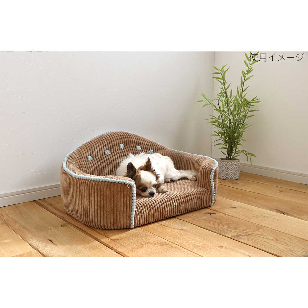 関家具ペット用ソファ マロン ブラウン 326840