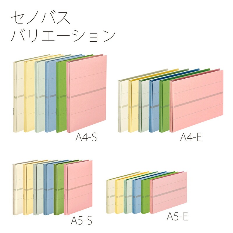 プラス(PLUS)背幅伸縮フラットファイル セノバス 樹脂とじ具 A4-S