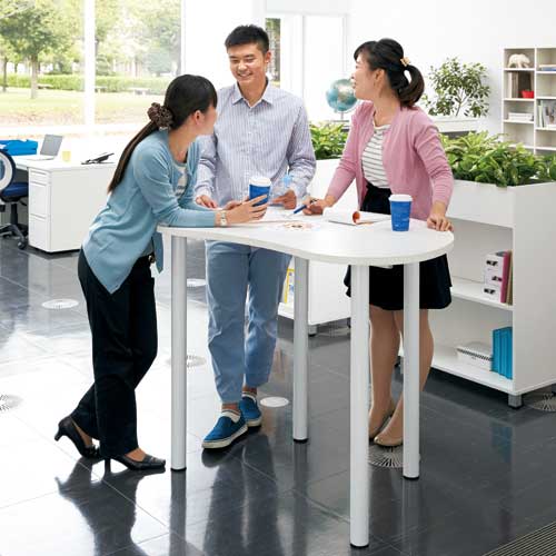 アールエフヤマカワ ビーンズハイテーブル RFHMT-BN1280WJ 869317 | 全