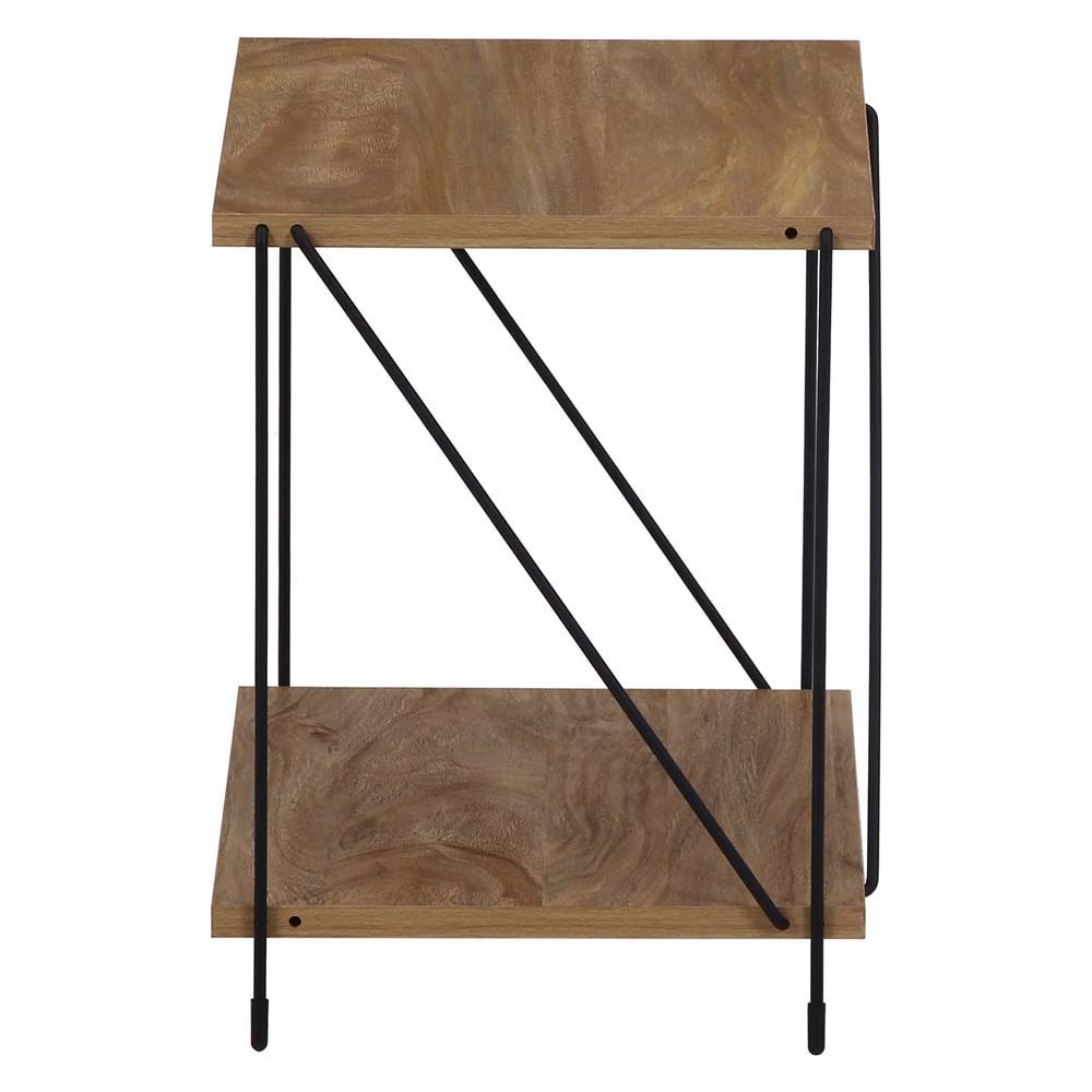 不二貿易 EZBO ワイヤーラック 2段 40幅 オークナチュラル 77558 | 全