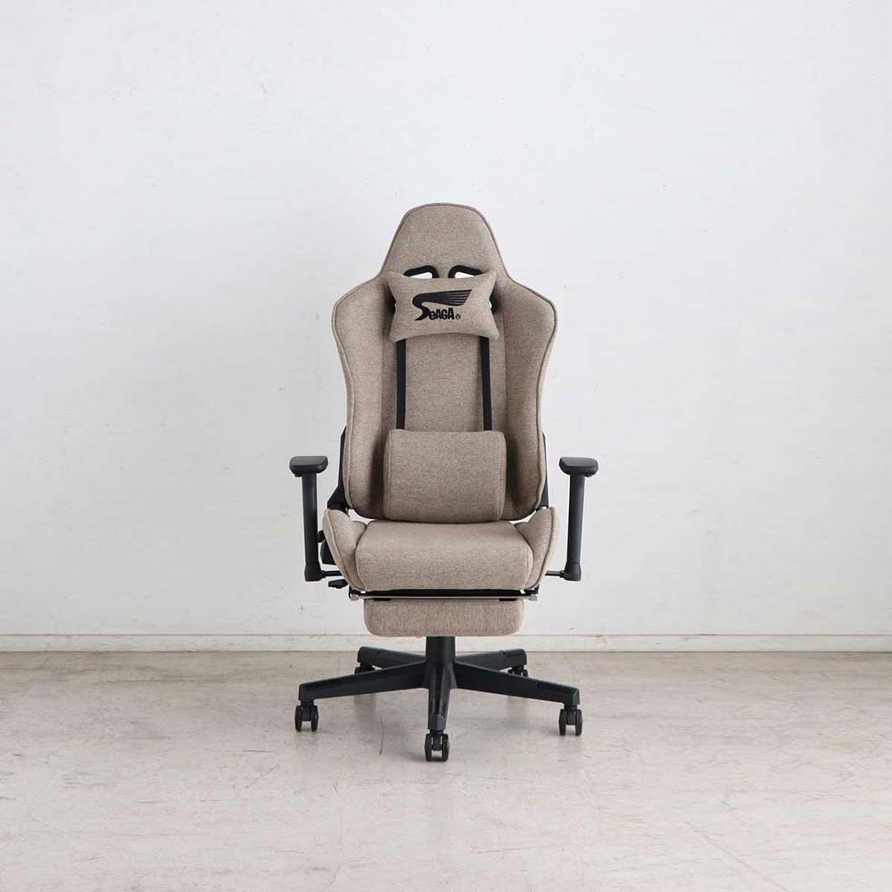 東馬 tohma SeAGA－04 ゲーミングチェア ベージュ 54684020 | 家具