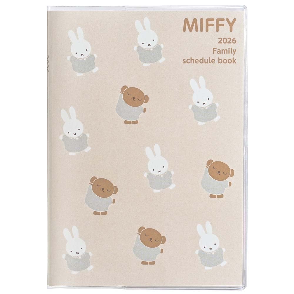 クツワ KUTSUWA 2026年 家族手帳 B6 ミッフィ キャンディ MF916C 12月