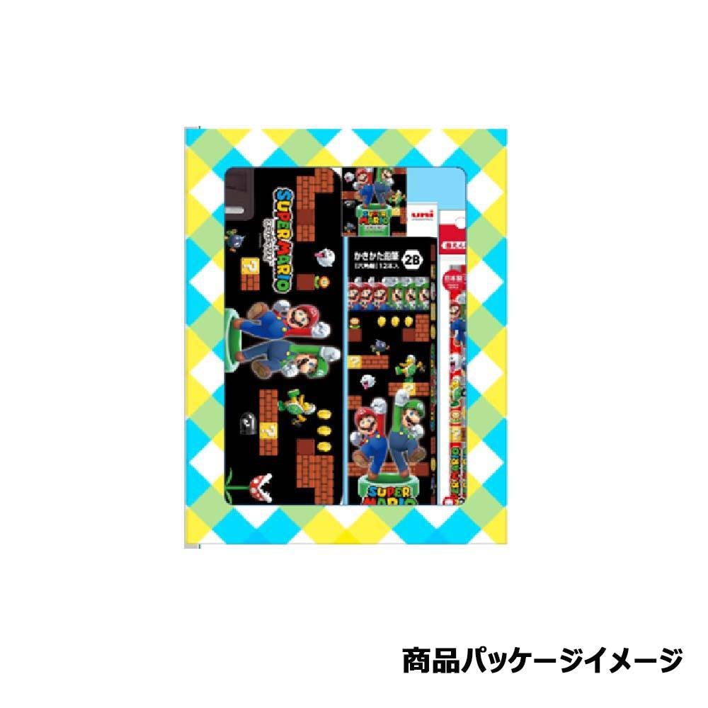 三菱鉛筆 スーパーマリオ 文具 6点セット BT450SMS6 | 文具・事務用品