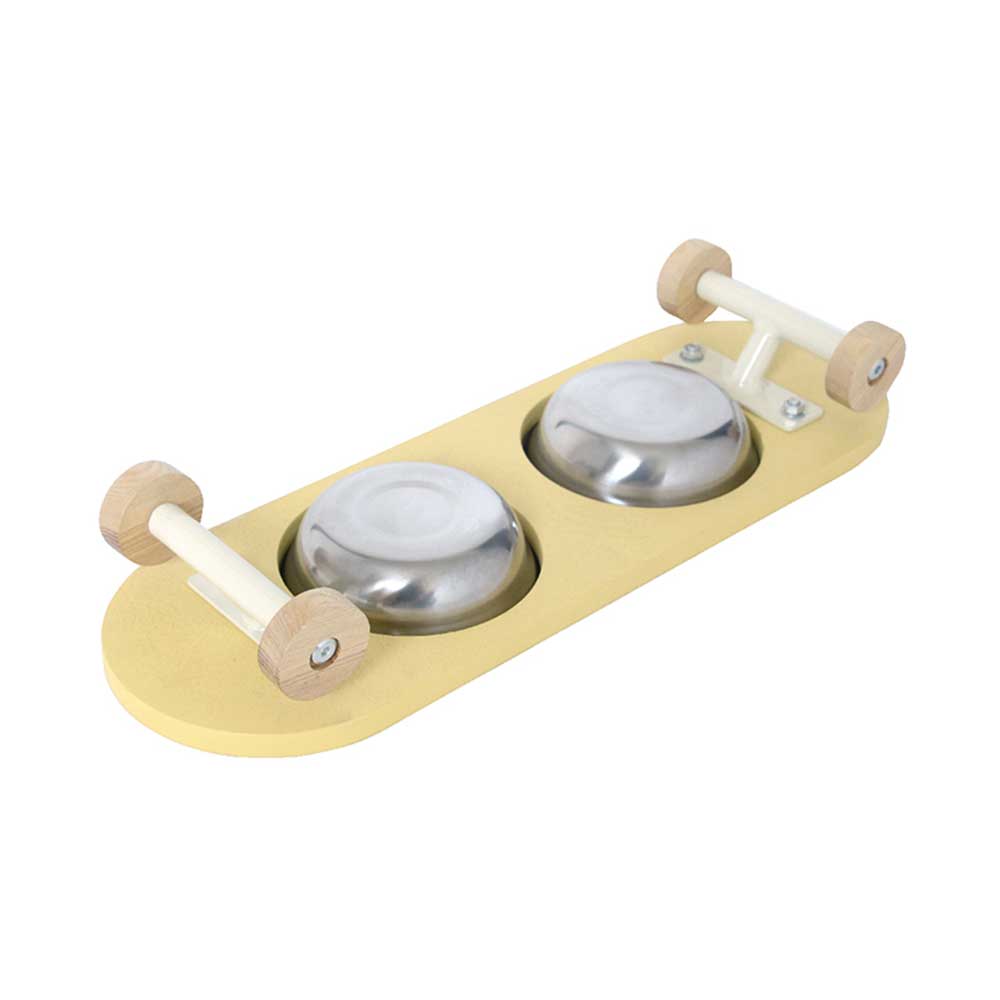 関家具 エサ皿 スケートプレート ナチュラル 326837