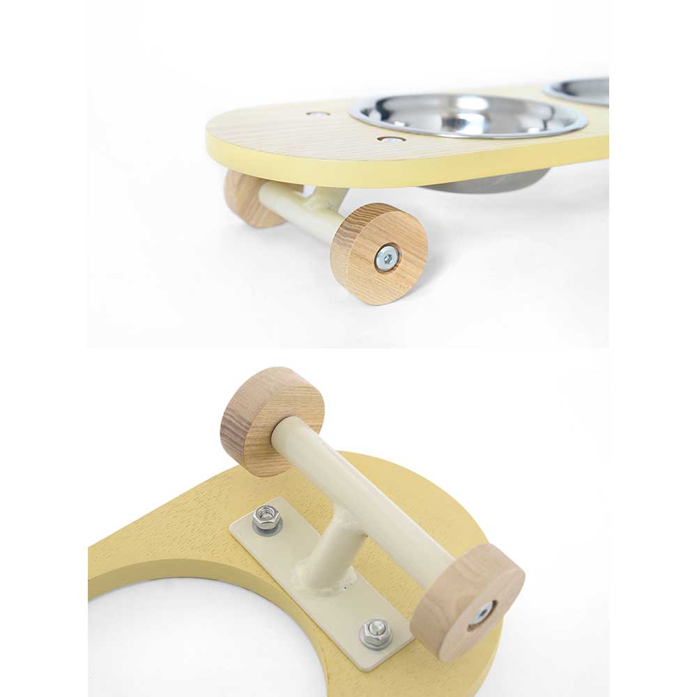 関家具 エサ皿 スケートプレート ナチュラル 326837