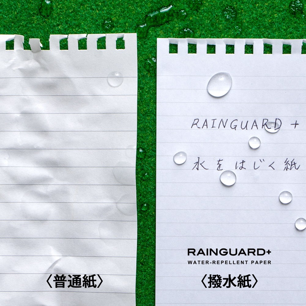 日本ノート レインガード＋ (プラス) B8 天綴じ B罫 ネイビー 5冊