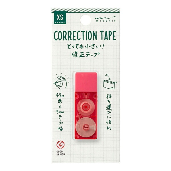 デザインフィル XS 修正テープ ピンク 35264006 | 全商品,筆記具,修正