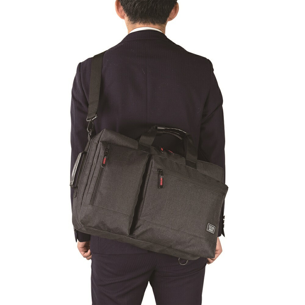 ナカバヤシ 3wayキャリングバッグ 276ブラック CB-276BK | すべて