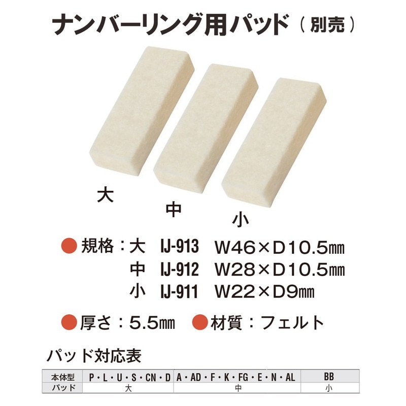 プラス(PLUS) 専用ナンバーリングインク IJ-900 赤 IJ-900 RD 30-798
