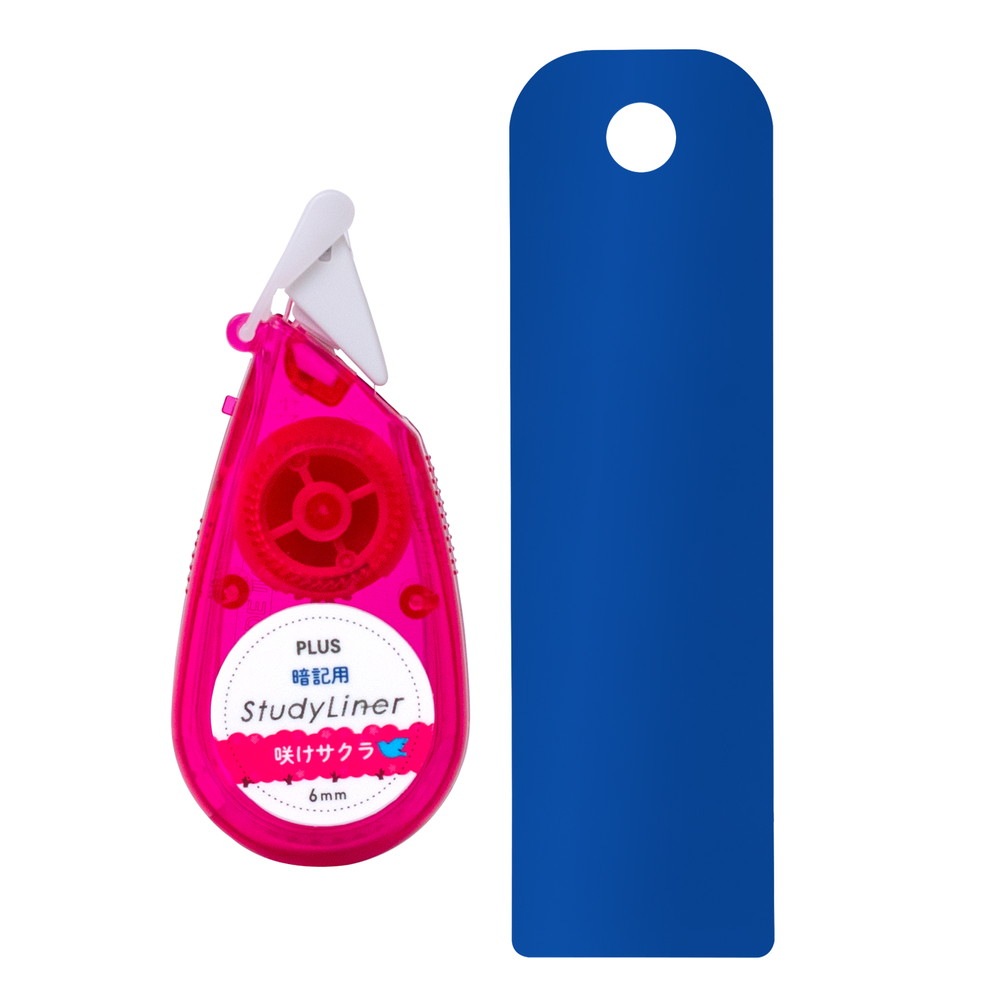 プラス(PLUS) スタディライナー 暗記用 ピンク 咲けサクラ（青シート付