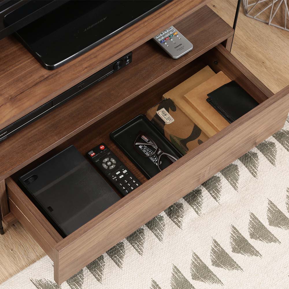 不二貿易 EZBO ワイヤー TVラック ミドルブラウン 77568 | 全商品,家具