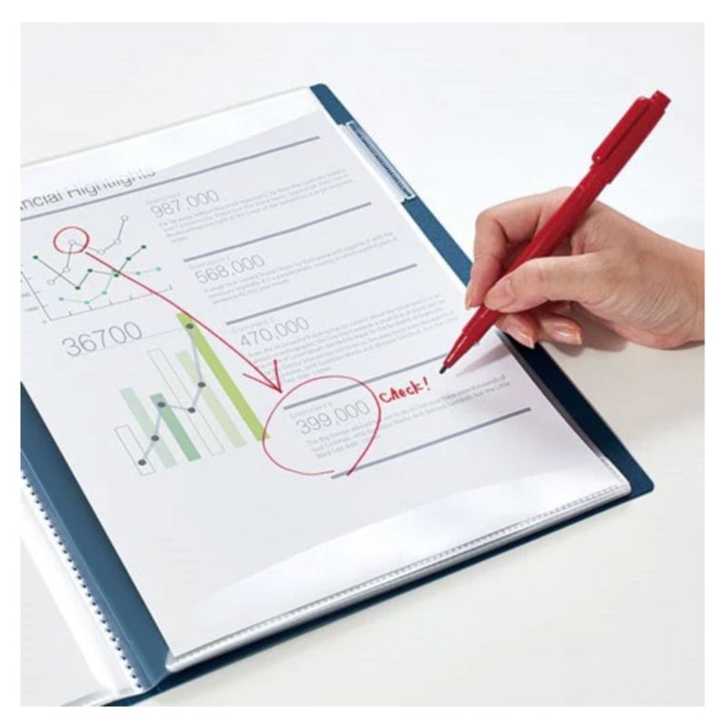 キングジム＜KING JIM＞ クリア－ファイル カキコ A4 40ポケット