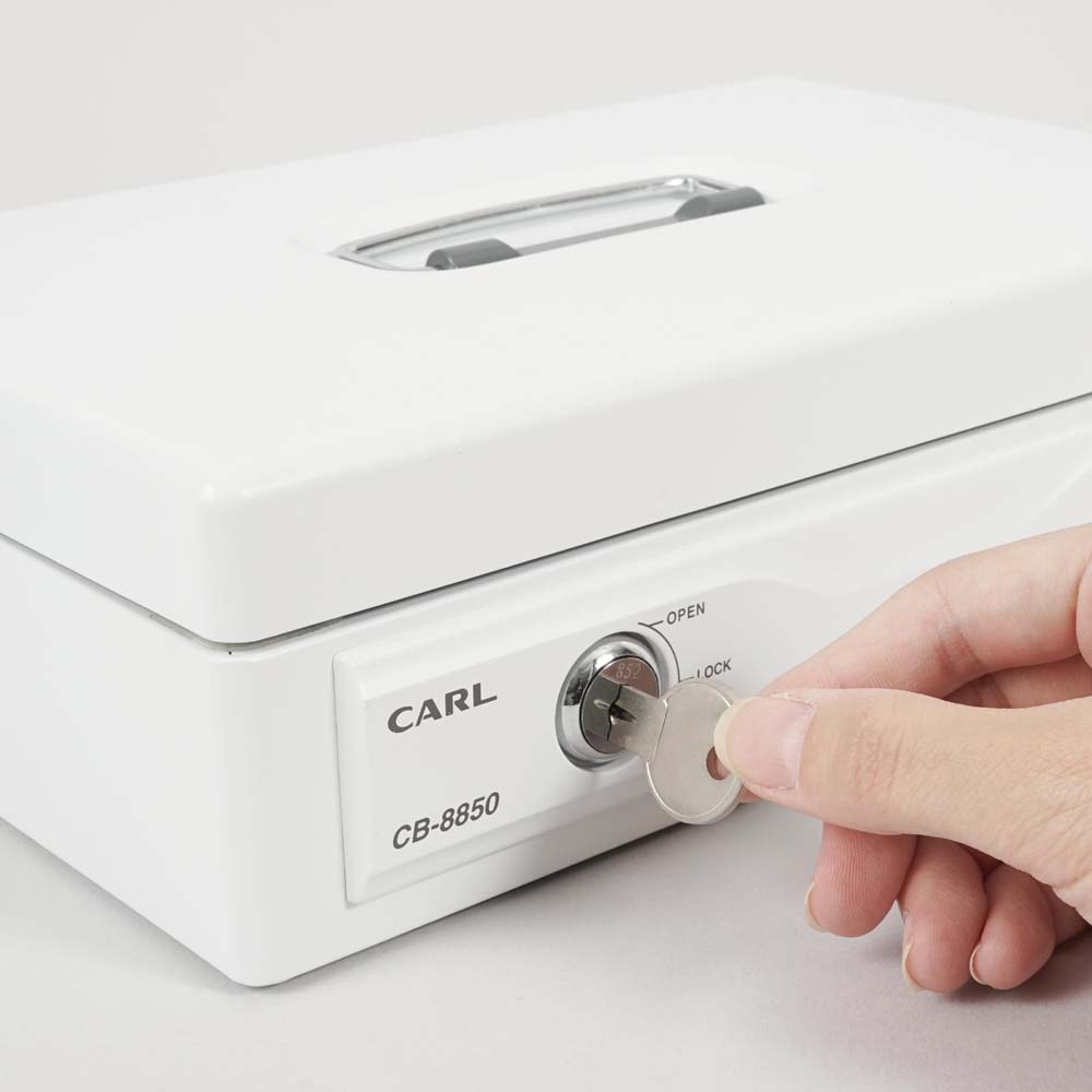 カール事務機 carl そとレジ キャッシュボックス ホワイト CB