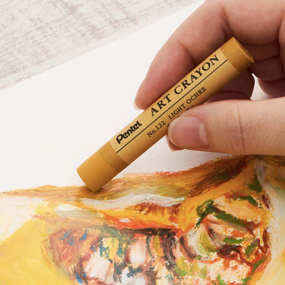 油彩　ぺんぺん草 ぺんてる pentel アートクレヨン 単色 ヒヤシンスバイオレット