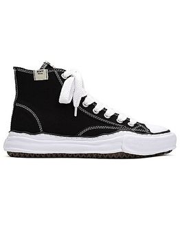 Maison MIHARA YASUHIRO��PETERSON High/original sole canvas hi cut sneaker/BLK