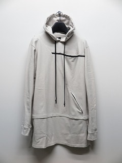 SALE50%OFF/RIPVANWINKLEåץ󥦥󥯥/եƥ꡼ LAYERED HOODIE/GRAY BEIGE.