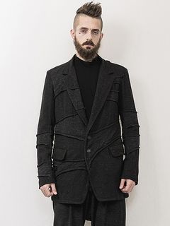 SALE50%OFF/nude:masahiko maruyama ̡:ޥҥޥ/Patched Jacket/Charcoal.