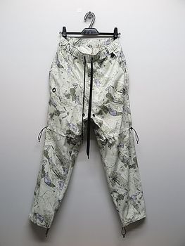 SALE50%OFF/NIL/S���˥륺/PRINTED PL STRETCH TWILL TROUSERS FOR MALE/OFF WHITE.