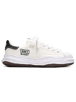 Maison MIHARA YASUHIRO�� BLAKEY low -original sole canvas Low-Top sneakers/WHITE