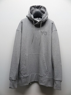 Y-3・ワイスリー/DROP 2 M CL LC HOODIE/MEDIUM GREY HEATHER