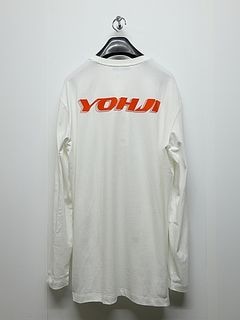 Y-3磻꡼/DROP 1 U GRAPHIC LS TEE/CORE WHITE.