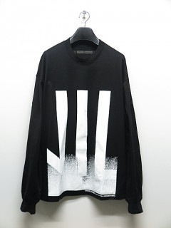 NIL/S・ニルズ/COTTON JERSEY CUT & SEWN/BLACK