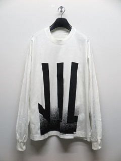 NIL/S・ニルズ/COTTON JERSEY CUT & SEWN/OFF WHITE