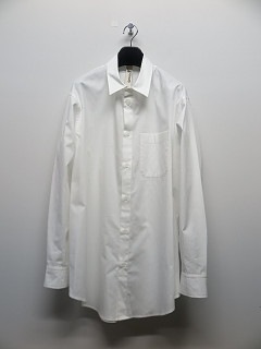 Ground Y・グラウンドワイ/40/C Broad Entry basic shirt/WHITE