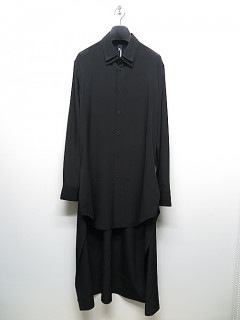 Ground Y・グラウンドワイ/T/A vintage decyne Back long shirt/BLACK